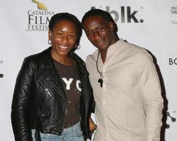 LOS ANGELES  SEP 24 - Crystal Elekwachi, Skipper Elekwachi at the 2021 Catalina Film Festival  Friday Red Carpet at the Avalon Casino on September 24, 2021 in Avalon, CA photo