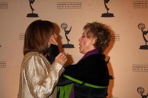 LOS ANGELES  JAN 20 - Valerie Harper, Cloris Leachman arrives at the ATASHall of Fame Committe s 20th Annual Induction Gala at Beverly HIlls Hotel on January 20, 2011 in Beverly Hills, CA photo