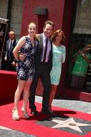 LOS ANGELES, JUL 16 - Bryan Cranston, Daughter and Wife at the Hollywood Walk of Fame Star Ceremony for Bryan Cranston at the Redbury Hotel on July 16, 2013 in Los Angeles, CA photo