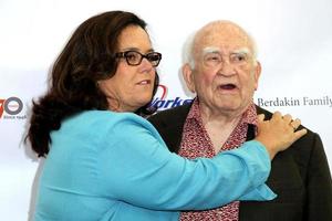 LOS ANGELES, AUG 6 - Rosie ODonnell, Ed Asner at the 4th Annual Ed Asner And Friends Poker Tournament For Autism Speaks at the South Park Center on August 6, 2016 in Los Angeles, CA photo