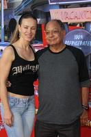 ANAHEIM, JUN 13 - Natasha Rubin, Cheech Marin arrives at the Cars Land Grand Opening at California Adventure on June 13, 2012 in Anaheim, CA photo