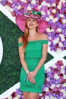 Del Mar  NOV 6 - Danielle Moinet, aka Summer Rae at the 2021 Breeders Cup Race at the Del Mar Racetrack on November 6, 2021 in Del Mar, CA photo