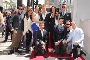 LOS ANGELES, APR 22 - Backstreet Boys and families at the ceremony for the Backstreet Boys Star on the Walk of Fame at the Hollywood Walk of Fame on April 22, 2013 in Los Angeles, CA photo