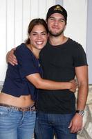 LOS ANGELES, AUG 2 - Kelly Thiebaud, Bryan Craig at the General Hospital Fan Club Luncheon 2014 at the Sportsmans Lodge on August 2, 2014 in Studio City, CA photo