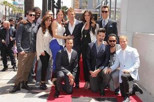 LOS ANGELES, APR 22 - Backstreet Boys and families at the ceremony for the Backstreet Boys Star on the Walk of Fame at the Hollywood Walk of Fame on April 22, 2013 in Los Angeles, CA photo