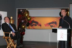 los angeles 7 de febrero - eric braeden y peter bergman en la celebración del 40 aniversario de eric braeden sobre los jóvenes y los inquietos en la ciudad de la televisión el 7 de febrero de 2020 en los angeles, ca foto