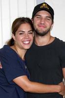 los angeles, 2 de agosto - kelly thiebaud, bryan craig en el almuerzo del club de fans del hospital general 2014 en el sportsmans lodge el 2 de agosto de 2014 en studio city, ca foto