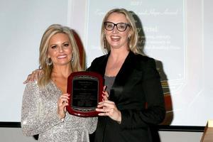 LOS ANGELES  DEC 15 - Courtney Friel, Laurie Dhue at the 11h Annual Experience, Strength and Hope Award Dinner at Skirball Cultural Center on December 15, 2021 in Los Angeles, CA photo