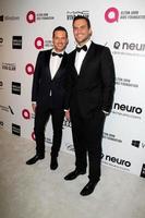 LOS ANGELES, MAR 3 - Cheyenne Jackson, Jason Landau at the Elton John AIDS Foundations Oscar Viewing Party at the West Hollywood Park on March 3, 2014 in West Hollywood, CA photo