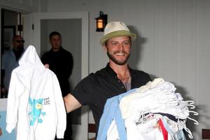 LOS ANGELES, APR 28 - Carmine Giovinazzo at the Launch of Baby Gagoo Clothing Line by Vanessa Marcil-Giovinazzo at private home on April 28, 2012 in Malibu, CA photo