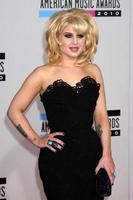 LOS ANGELES  NOV 21 - Kelly Osbourne arrives at the 2010 American Music Awards at Nokia Theater on November 21, 2010 in Los Angeles, CA photo