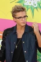 LOS ANGELES, MAR 23 - Cody Simpson arrives at Nickelodeons 26th Annual Kids Choice Awards at the USC Galen Center on March 23, 2013 in Los Angeles, CA photo