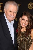 los angeles, 7 de noviembre - john aniston, kate mansi en la fiesta del 50 aniversario de los días de nuestras vidas en el hollywood palladium el 7 de noviembre de 2015 en los angeles, ca foto