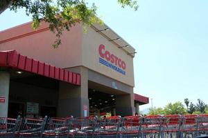 LOS ANGELES  APR 11 - Costco Entrance at the Businesses reacting to COVID 19 at the Hospitality Lane on April 11, 2020 in San Bernardino, CA photo