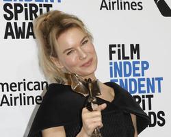 LOS ANGELES  FEB 8 - Renee Zellweger at the 2020 Film Independent Spirit Awards at the Beach on February 8, 2020 in Santa Monica, CA photo