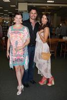 LOS ANGELES, JUL 8 - Heather Tom, Don Diamont, Jacqueline MacInnes Wood at the William J. Bell Biography Booksigning at Barnes and Noble on July 8, 2012 in Costa Mesa, CA photo