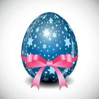 Beautiful Easter Egg Background Vector Illustration