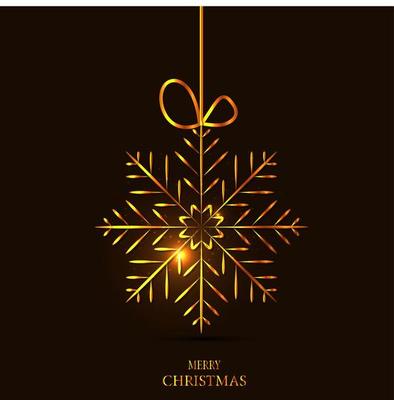 Christmas snowflakes background vector illustration