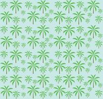 Palm trees seamless pattern. Vector illustration. EPS 10.