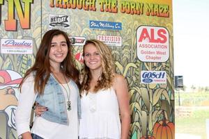 LOS ANGELES, OCT 9 - Victoria Strauss, Lauren Suthers at the Celebrities Salute the Military at Corn Maze at the Big Horse Feed and Mercantile on October 9, 2015 in Temecula, CA photo