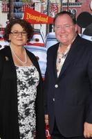 ANAHEIM, JUN 13 - Nancy Lasseter, John Lasseter arrives at the Cars Land Grand Opening at California Adventure on June 13, 2012 in Anaheim, CA photo