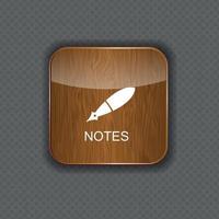 Notes  application icons vector illustration