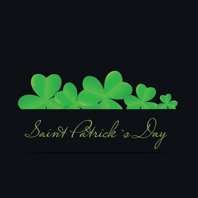 Saint Patricks day background vector illustration