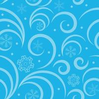 Snowflakes seamless pattern vector illustration