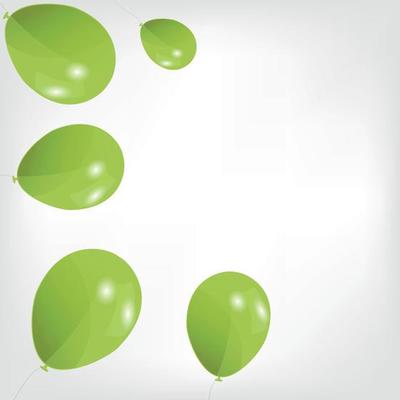 set of colored balloons, vector illustration. EPS 10.