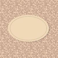 Frame in Vintage Background. Vector Illustration