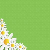 Flora Daisyl Design Vector Illustartion