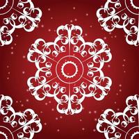 Snowflakes seamless pattern vector illustration
