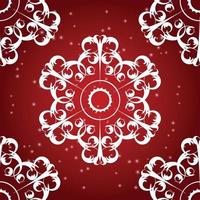 Snowflakes seamless pattern vector illustration