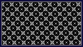 patrón sin costuras batik negro ... vector