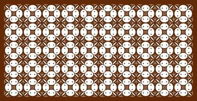 JAVANESE BATIK KAWUNG SEAMLES... vector
