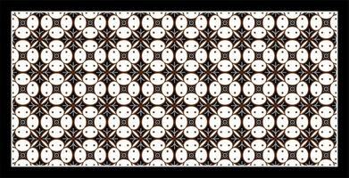 JAVANESE BATIK KAWUNG PATTERN... vector