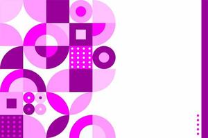 geometric background square purple vector