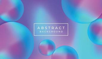 Abstract gradient background with bubble shapes. vector