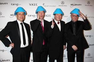 LOS ANGELES  JAN 15 - DEVO arrives at the Art Of Elysium Heaven Gala 2011 at The California Science Center Exposition Park on January 15, 2011 in Los Angeles, CA photo