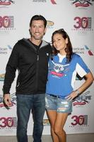 LOS ANGELES, NOV 7 - Nomar Garciaparra, Constance Marie at the Adrian Gonzalezs Bat 4 Hope Celebrity Softball Game PADRES Contra El Cancer at the Dodger Stadium on November 7, 2015 in Los Angeles, CA photo