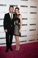 LOS ANGELES, OCT 12 - Chris Hardwick, Lydia Hearst at the Cosmopolitan Magazines 50th Anniversary Party at the Ysabel on October 12, 2015 in Los Angeles, CA photo