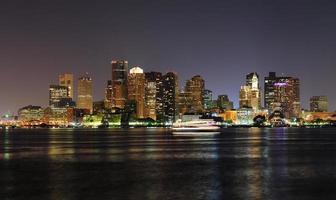 Boston skyline view photo