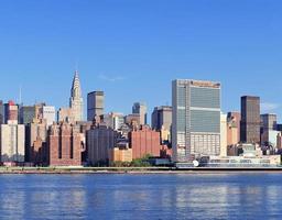 vista de la ciudad de manhattan foto