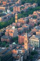 vista de la arquitectura de boston foto