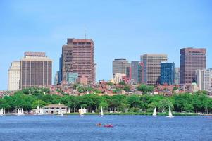 Boston skyline view photo