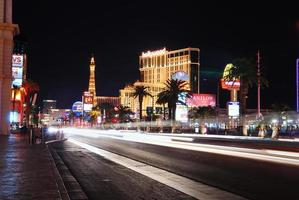 Las Vegas, 2011 - Busy street with Eiffel Tower, Las Vegas