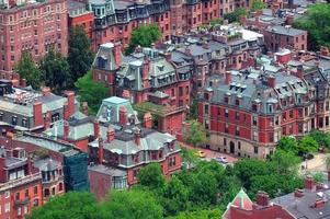 vista de la arquitectura de boston foto