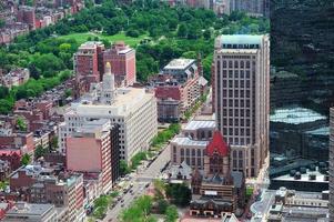 Boston downtown view photo