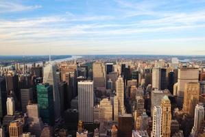 Manhattan sunset view photo