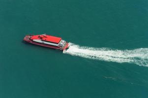 Boat in water photo